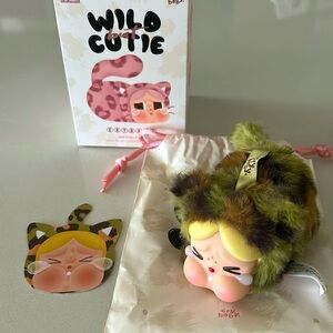 POP MART Crybaby Wild But Cutie Series Vinyl Plush Pendant Camo Cutie